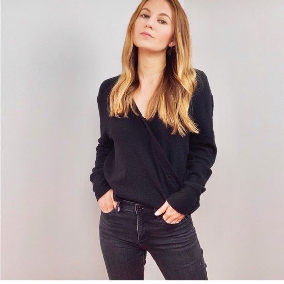 J. Crew Faux-wrap top in textured crepe - Picture 5 of 5